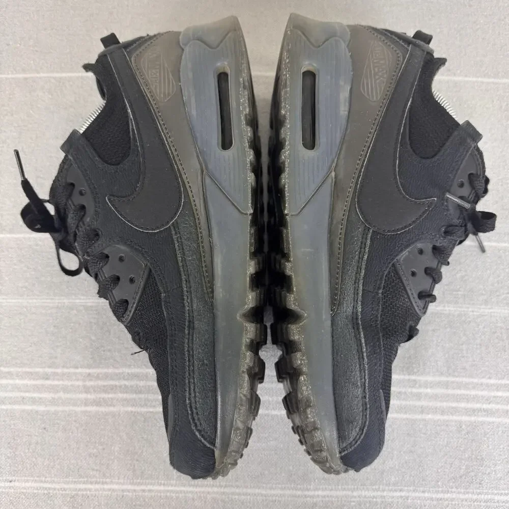 Men’s Nike Air Max Terrascape 90 Athletic Sneakers DQ3987-002 Triple Black 10